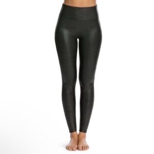SPANX Shiny Black Leggings